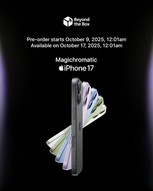 iphone 17 series beyond the box pre-order